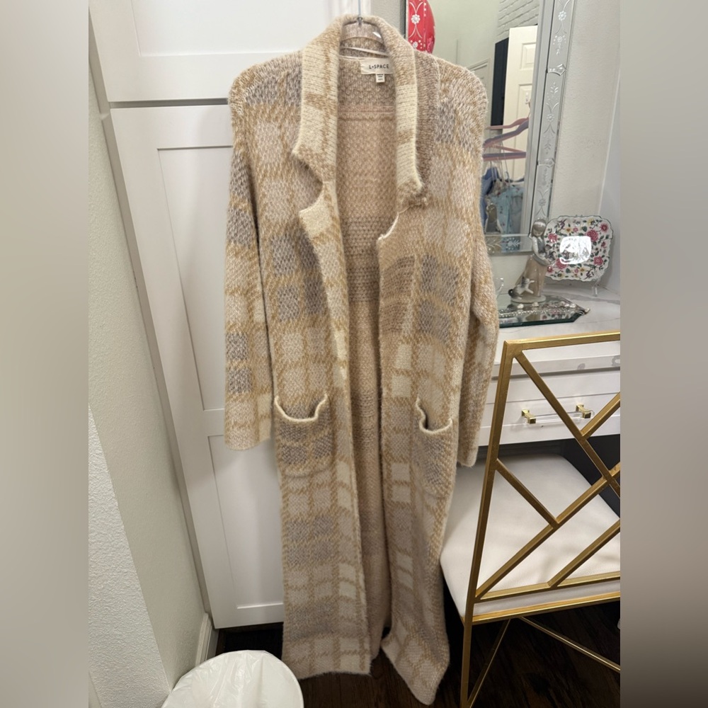 L space Hygge Coat, never worn, NWOT, size xs/sm,